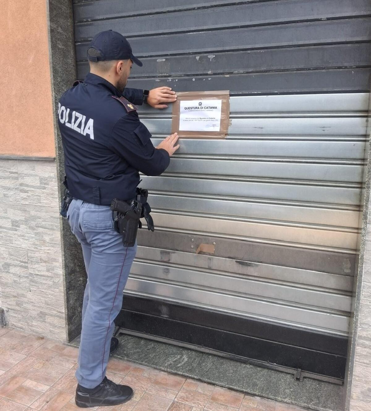 Sospesa per dieci giorni l'attività di un bar a Catania per motivi di ordine pubblico - 