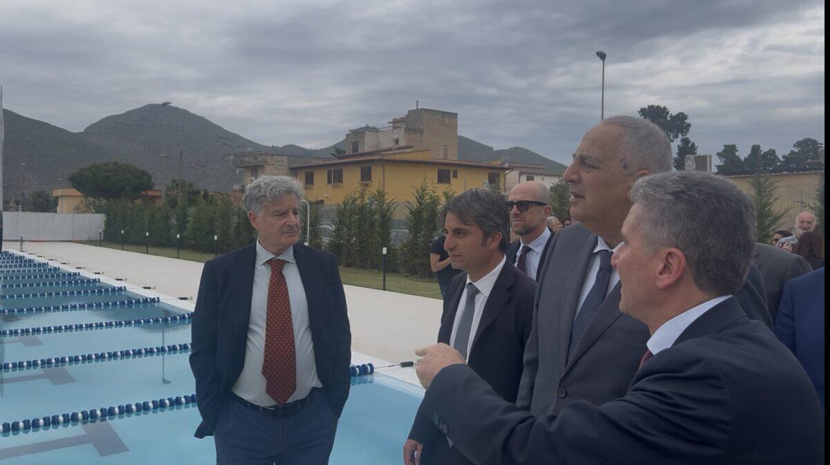 Inaugurata la piscina al centro sportivo di via Lanza di Scalea dal Comune di Palermo - 