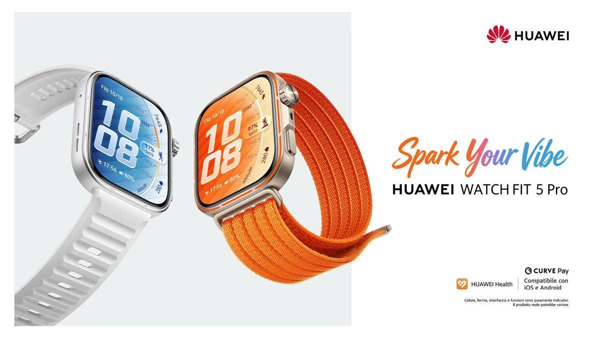 Huawei: benessere, fitness e stile da portare al polso, arriva Watch fit 5 Series﻿ - 