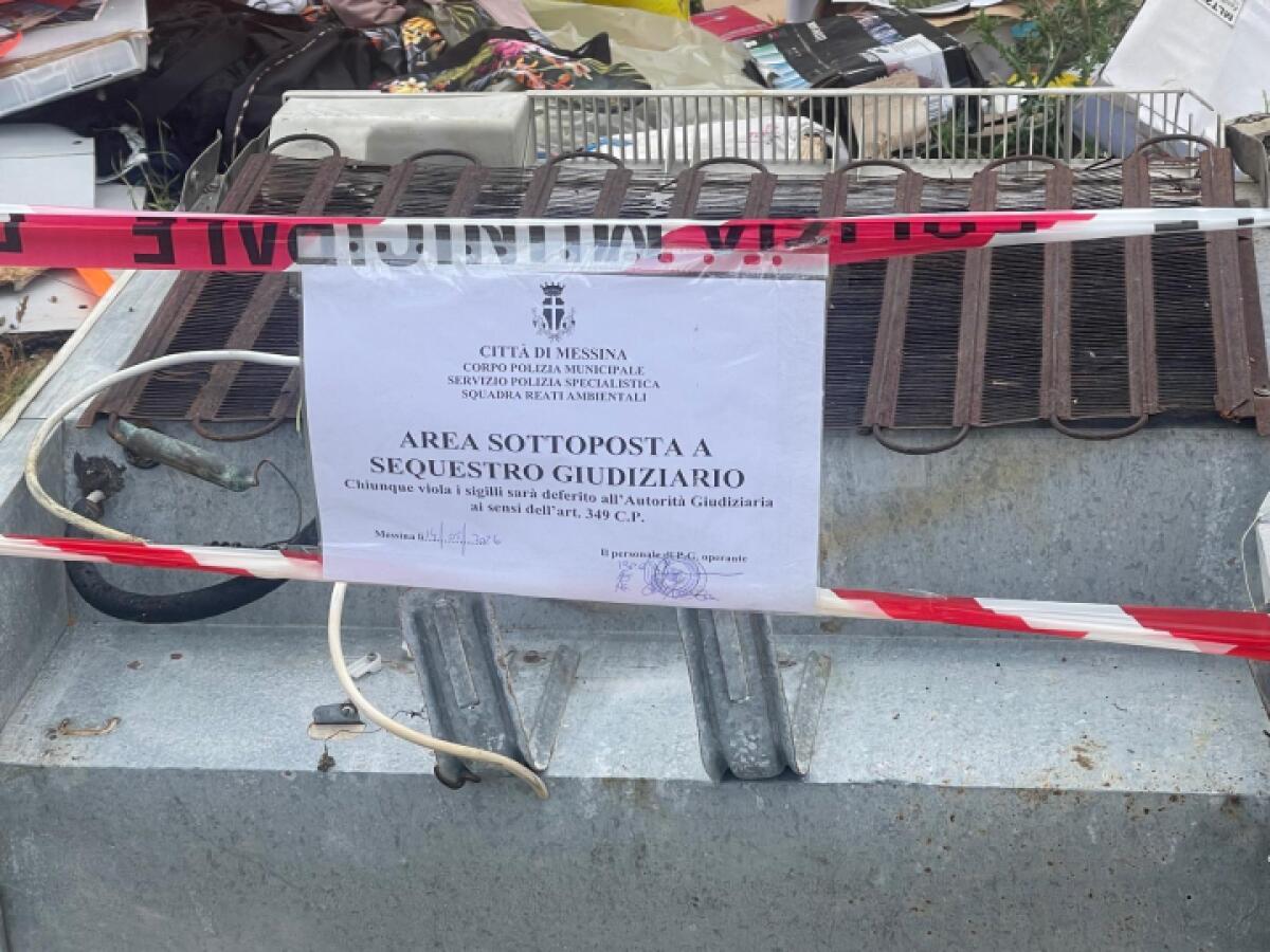 Contrasto alla gestione illecita dei rifiuti nel Comune di Messina: l'impegno della Polizia Municipale. - 