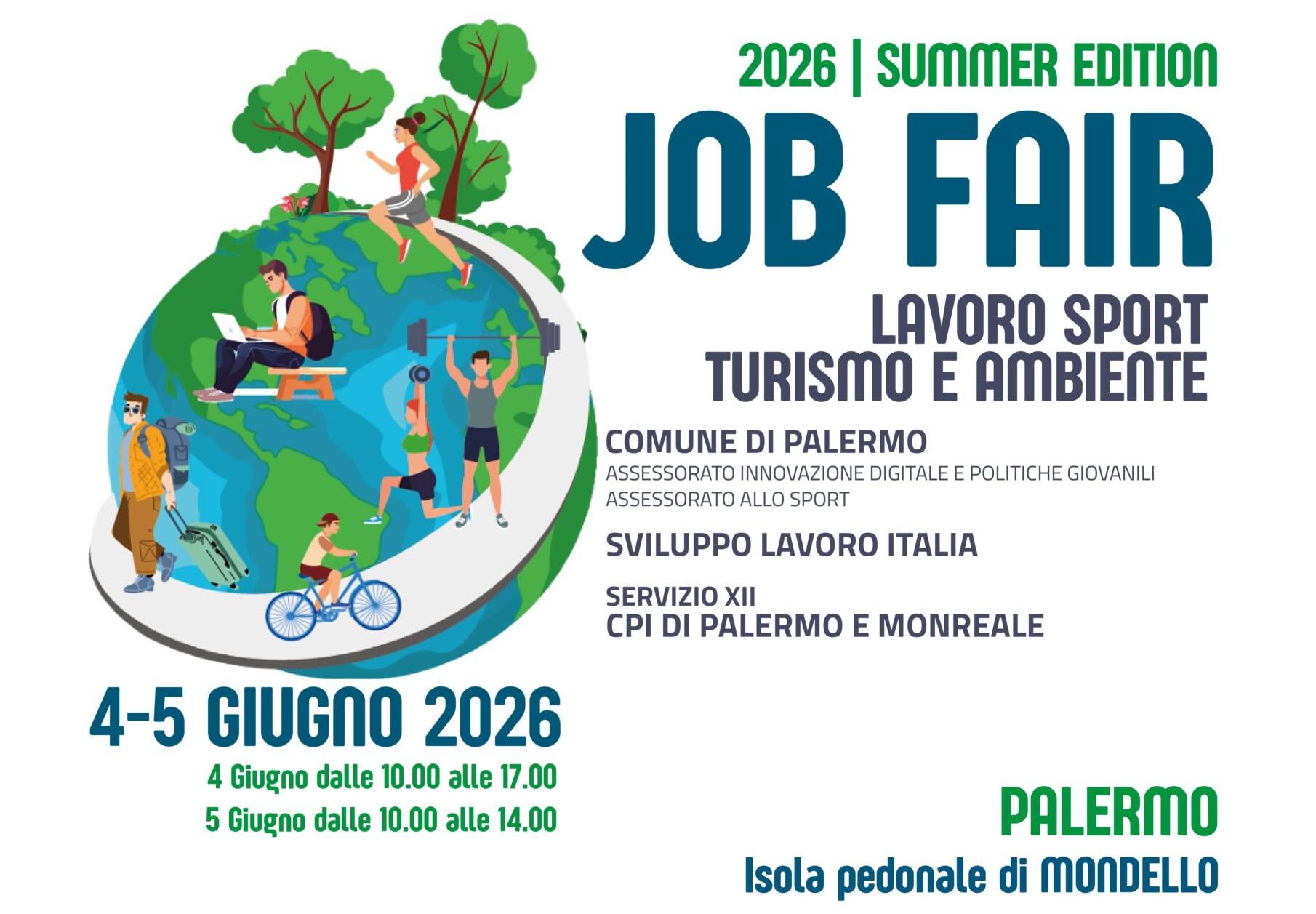 Palermo: due giornate di recruiting, laboratori e sport per i giovani promosse dagli Assessorati - 