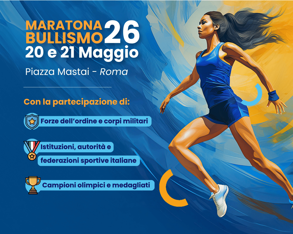 Torna la Maratona Bullismo 2026, due giorni tra testimonianze, sport e cultura - 
