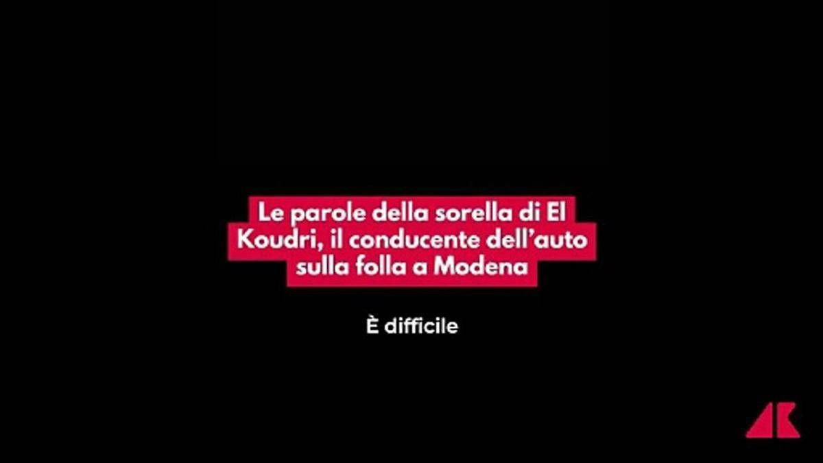 Modena, la sorella di El Koudri in lacrime: “Io e la mia famiglia ci scusiamo con i feriti” - Audio - 