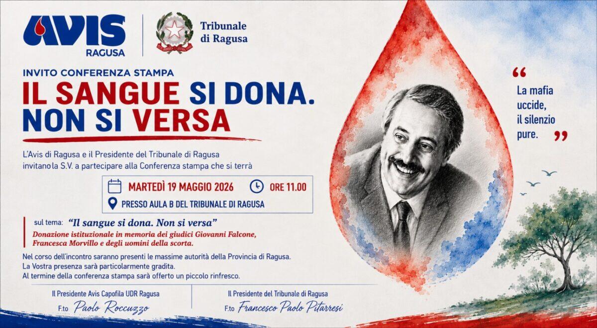 AVIS Sicilia promuove la cultura della donazione al Tribunale di Ragusa - 