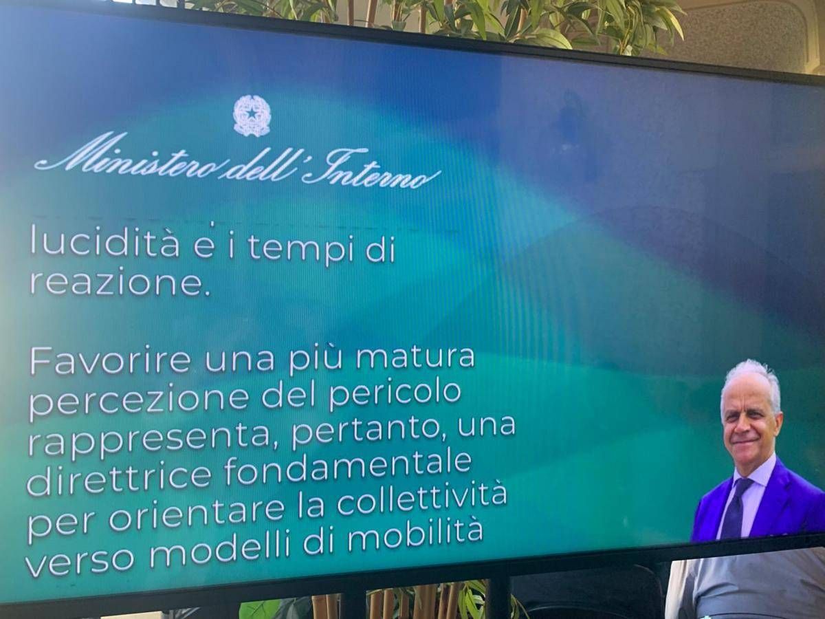 Sicurezza, Piantedosi: "Responsabilità alla guida fondamentale per tutelare vita e incolumità pubblica" - 
