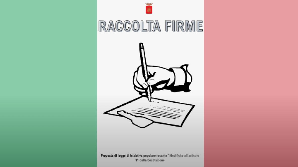 Raccolta firme per proposta di legge presso l'U.R.P. del Comune di Caltanissetta - 