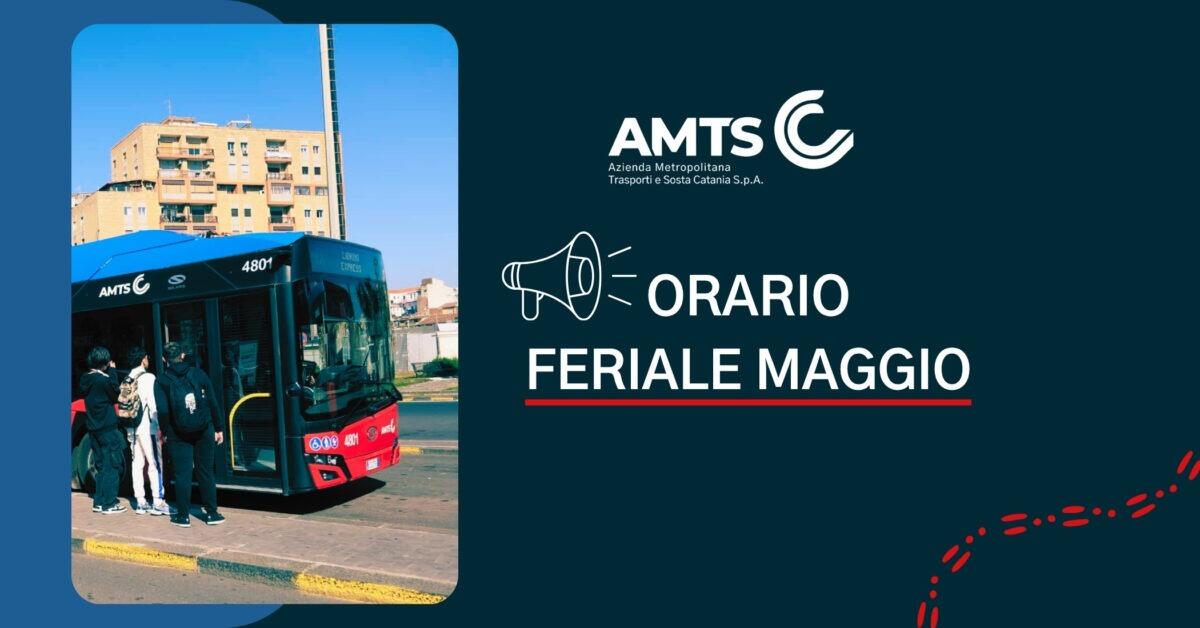 Nuovi orari feriali in vigore dal 4 maggio per AMTS Catania - 