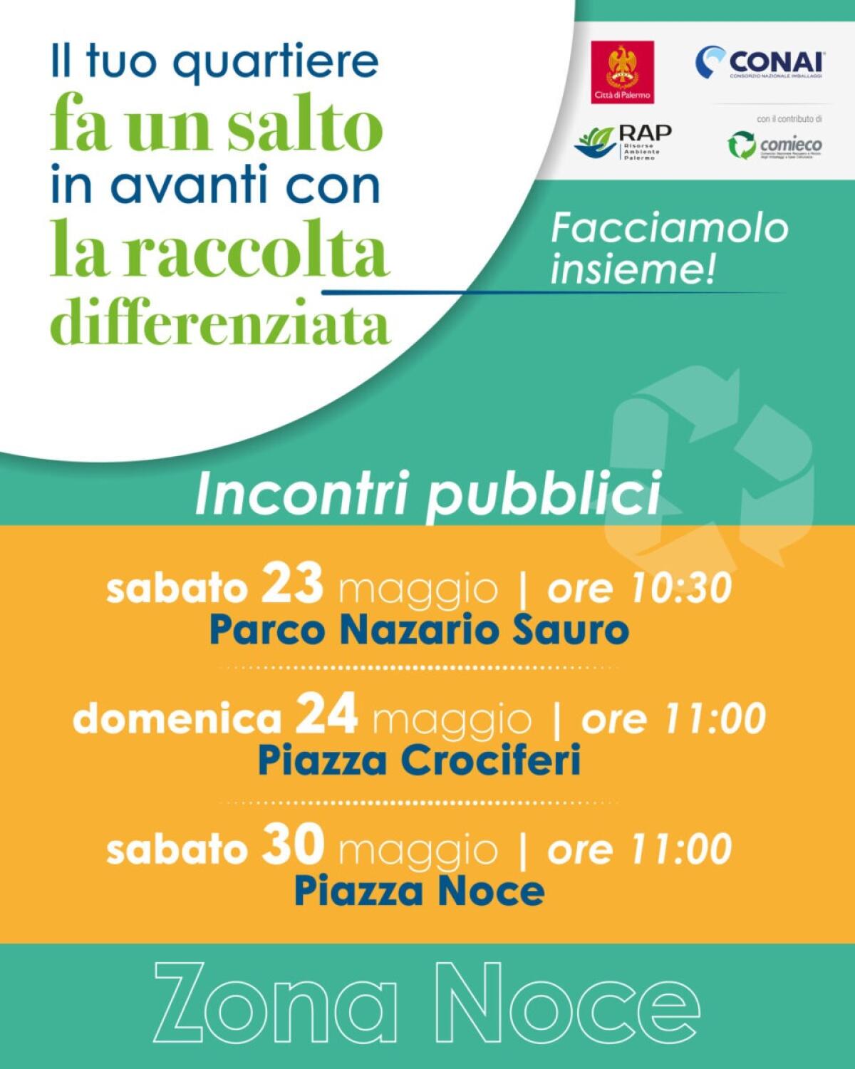 Incontri Pubblici del Comune di Palermo: Ritiro Attrezzature per i Residenti il 23 e 30 Maggio - 