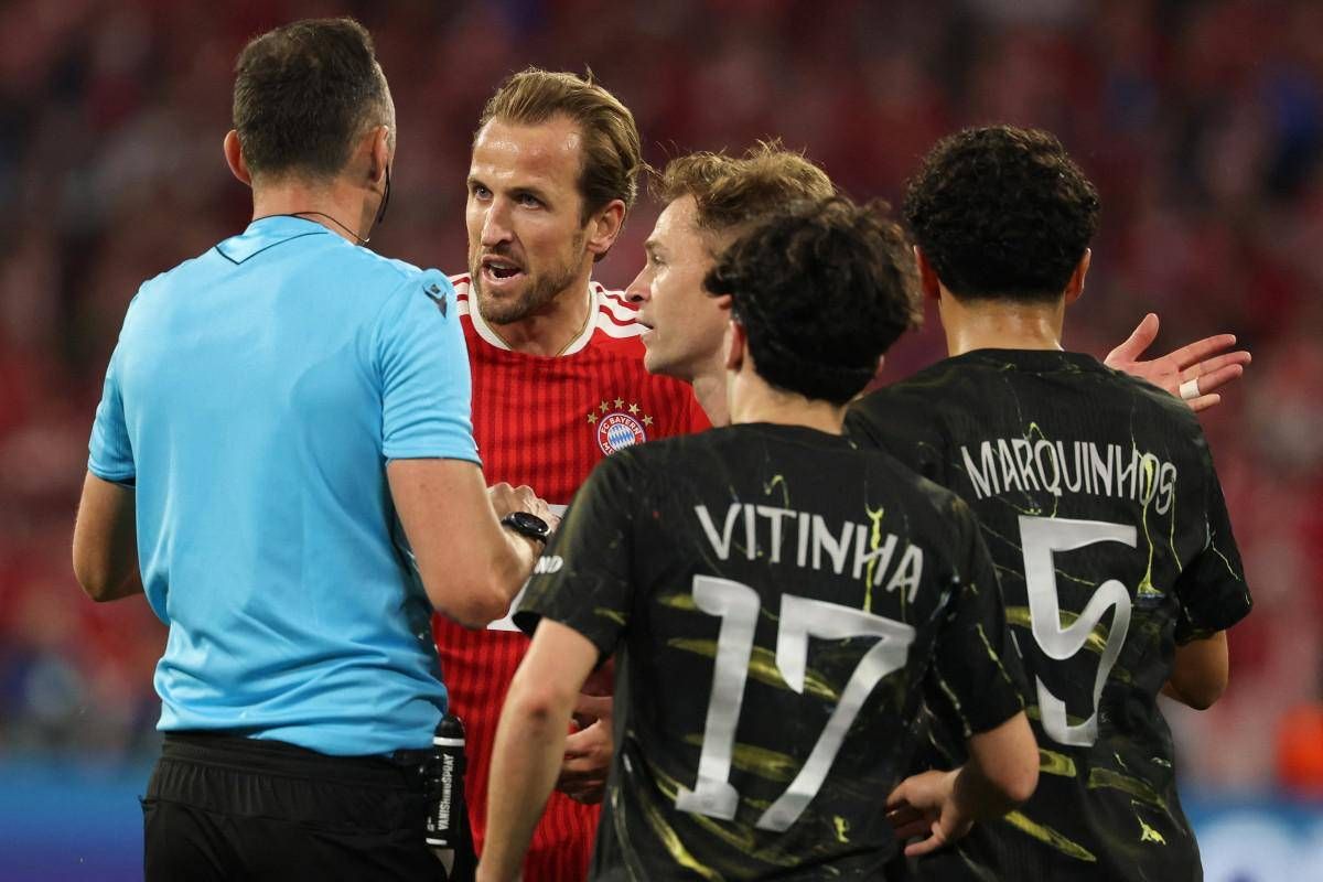 Mendes rischia espulsione, Kompany chiede un rigore: caos in Bayern Monaco-Psg - 