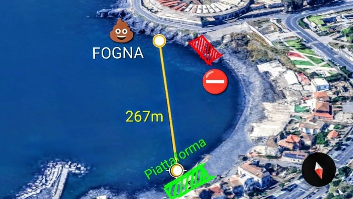 A Catania la nuova passerella a San Giovanni Li Cuti e i sospetti sugli sversamenti di Piazza Europa - Credit Foto Inciviltà a Catania