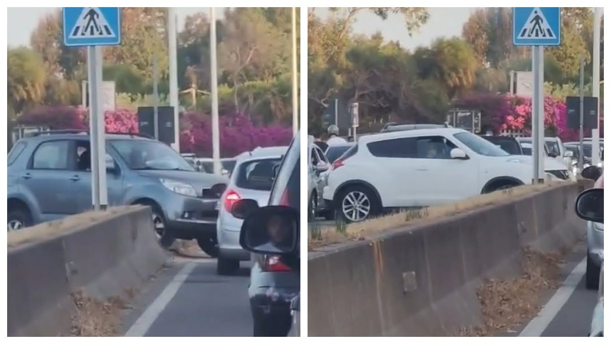 Code e pedoni che si immettono in carreggiata: la Plaia di Catania al centro di una nuova denuncia - Credit foto Lungomare Liberato