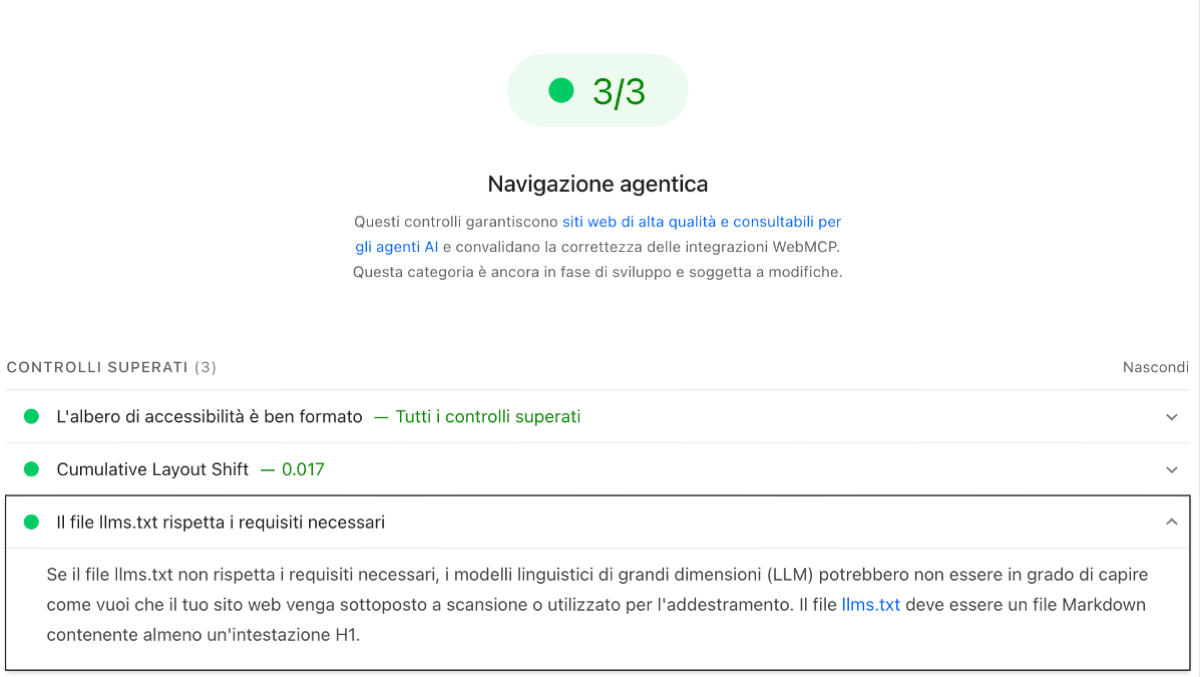  Il tuo sito parla agli agenti AI? Con Webmaster360 ora sì: e Google lo verifica - 