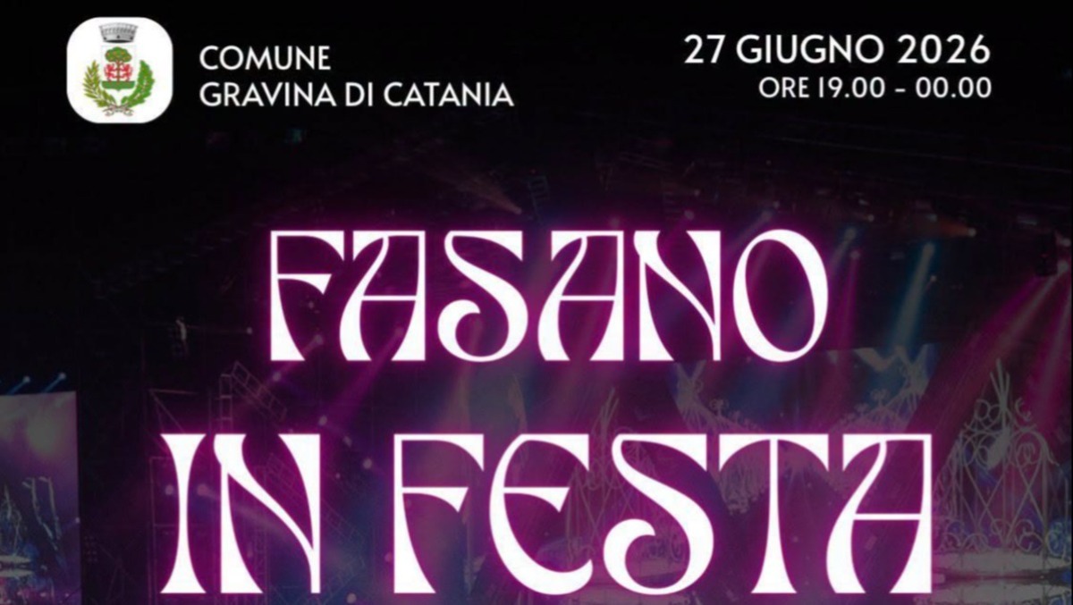 Gravina di Catania: al Parco del Fasano torna 'Fasano in Festa' dal 22 al 27 giugno - 