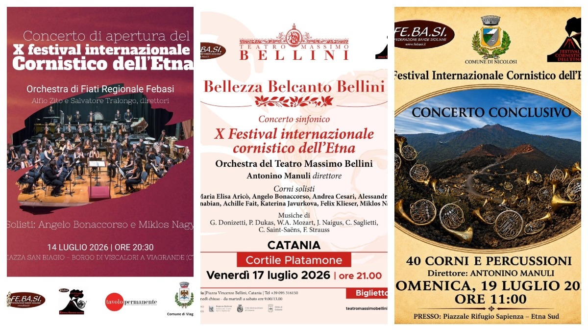 Festival Cornistico dell'Etna: programma dei concerti della X edizione (luglio 2026) - Credit Foto Festival Cornistico Dell'Etna - International Etna Horn Festival