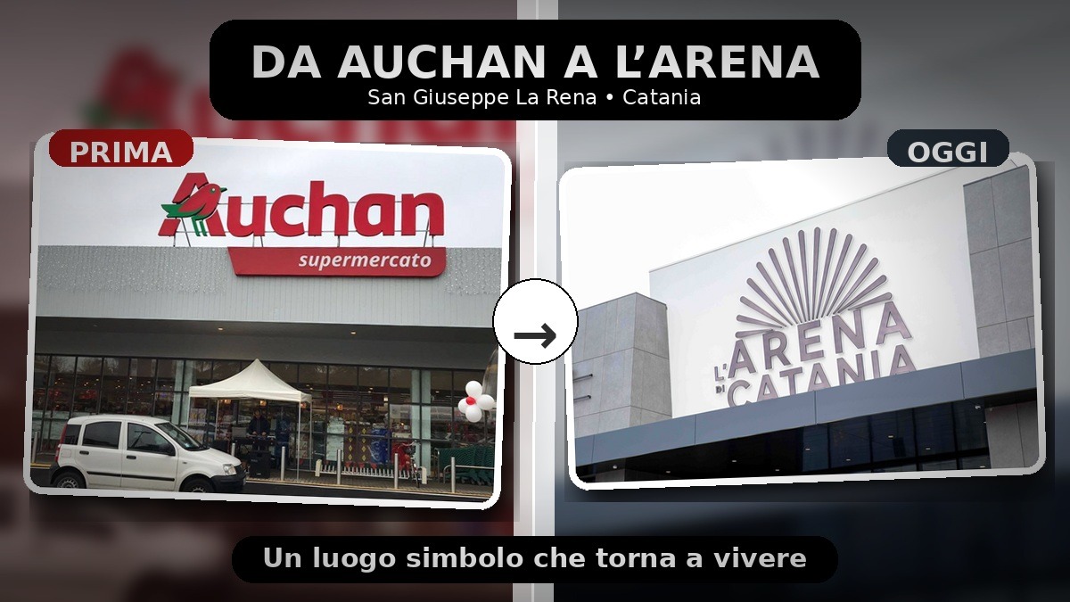 L'Arena di Catania: rigenerazione dell'ex Auchan, un luogo simbolo a Catania - 