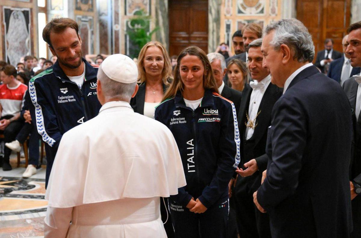 Papa Leone XIV riceve gli atleti del 'Settecolli': "Sport medicina per corpo e spirito" - 
