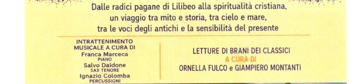 Lilibeo Sacra – Tra Cielo e Mare: l'installazione di Carlo Di Lucia al Museo Lilibeo - 