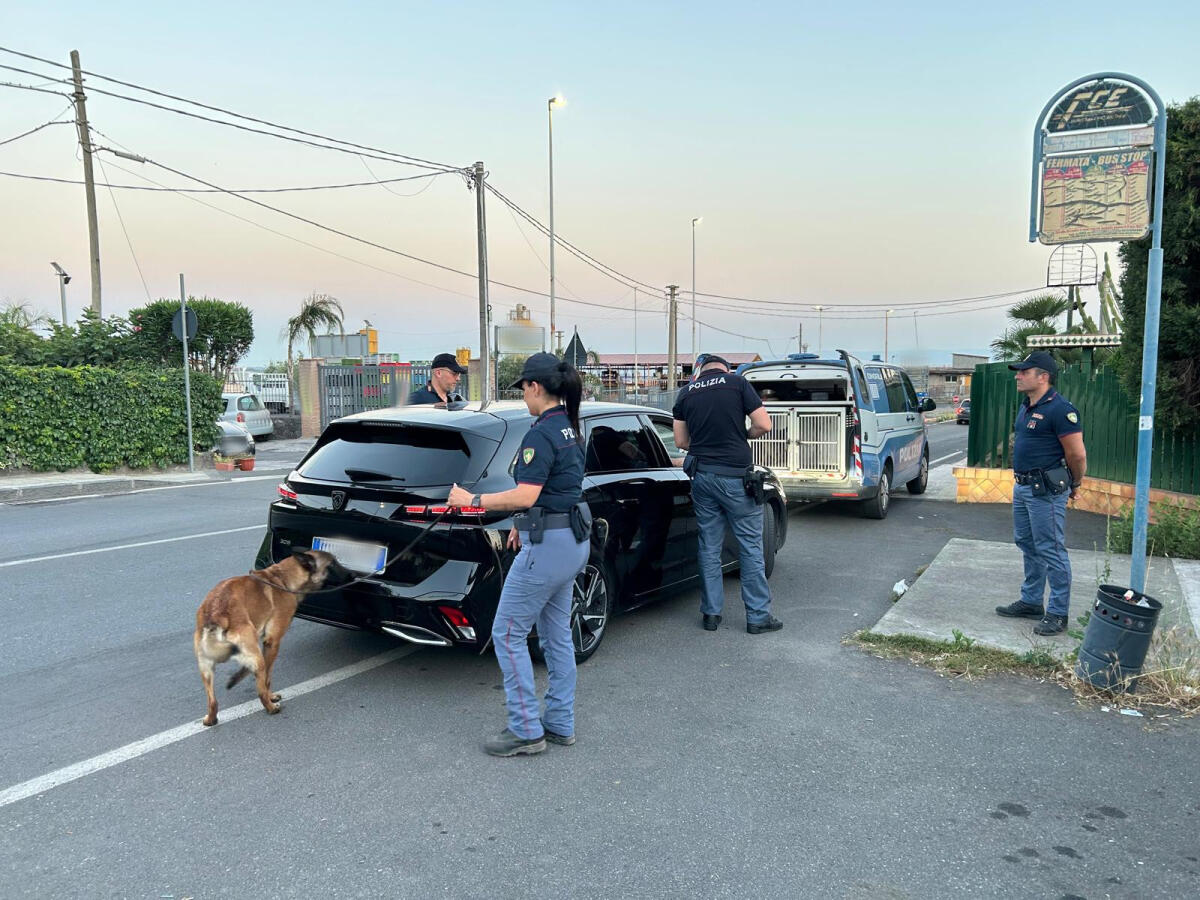 Controllo interforze a Santa Maria di Licodia: 111 persone identificate, numerose sanzioni al Codice della Strada - 