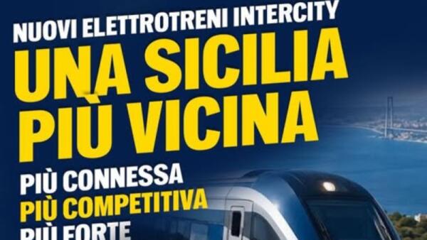 Nuovi elettrotreni Intercity 'sullo Stretto': l'annuncio social dell'ex sindaco di Avola
