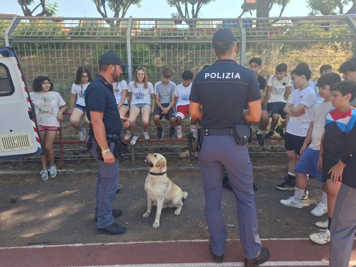 Polizia di Stato al Campus Sportivo del CUS Catania: due mattinate tra dimostrazioni, sicurezza e legalità - 