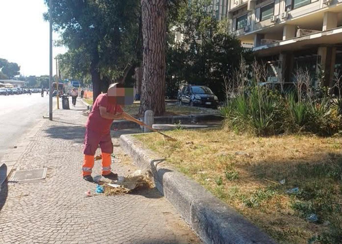 Roma, ripulite le aiuole nel degrado intorno alla Nuvola: l'intervento dopo la denuncia dell'Adnkronos - 