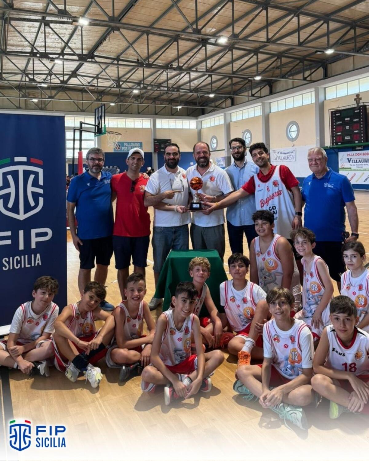 Pallacanestro Bagheria '92 domina il Girone Ovest PA di DR3: 15 vittorie su 16 e il plauso del CR Sicilia - 