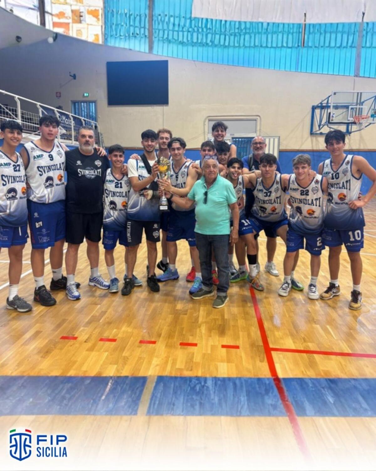 Svincolati Milazzo trionfa: vinta la Coppa Sicilia U17 con un netto 118-90 - 