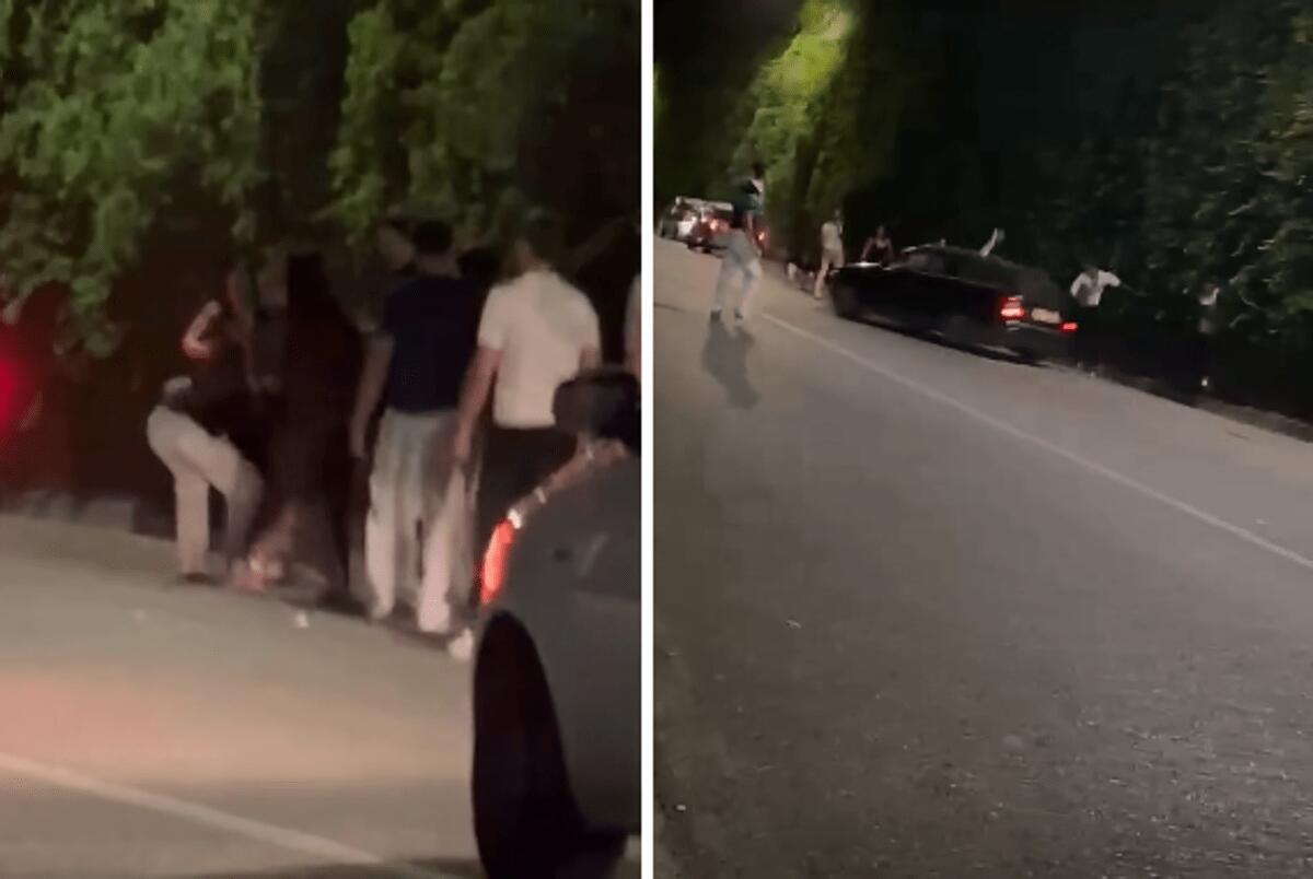 Taormina, auto a tutta velocità su giovani fuori da una discoteca - Il video - 