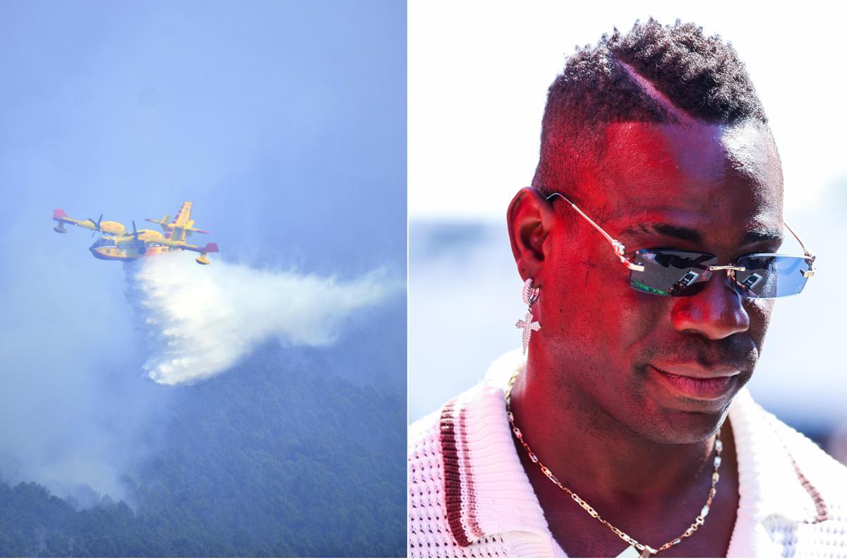 Ugento, in fiamme lidi e resort di lusso: evacuati 700 turisti, c'è anche Mario Balotelli - 