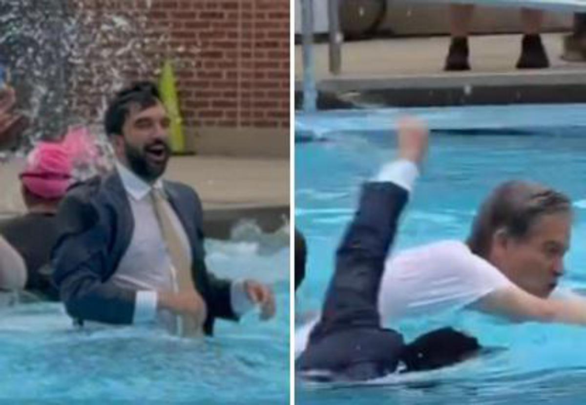 New York apre le piscine, il sindaco Mamdani si tuffa in giacca e cravatta - Video - 