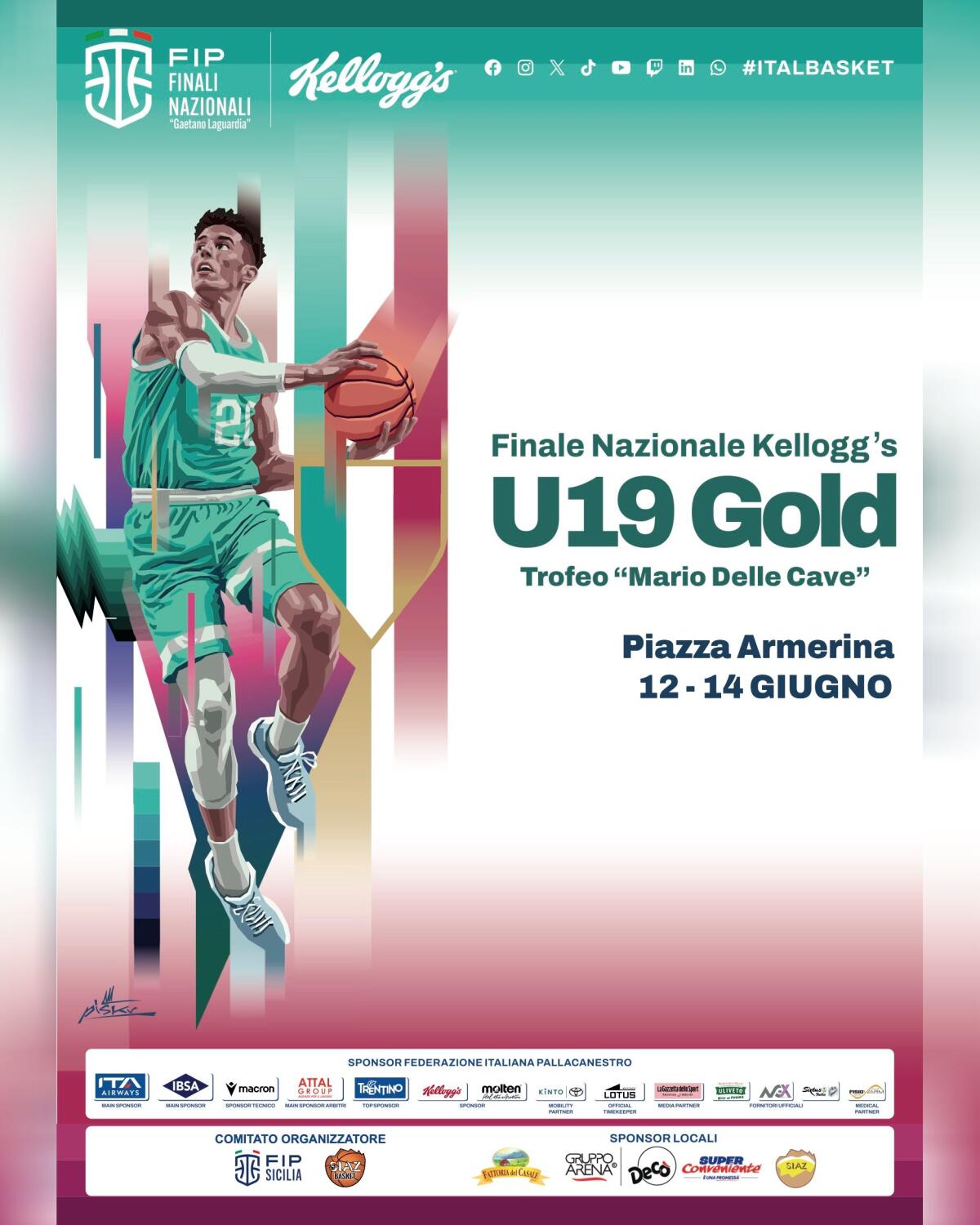 Finali Nazionali Kellogg’s U19 Gold a Piazza Armerina: domani l’apertura, venerdì via alle gare - 