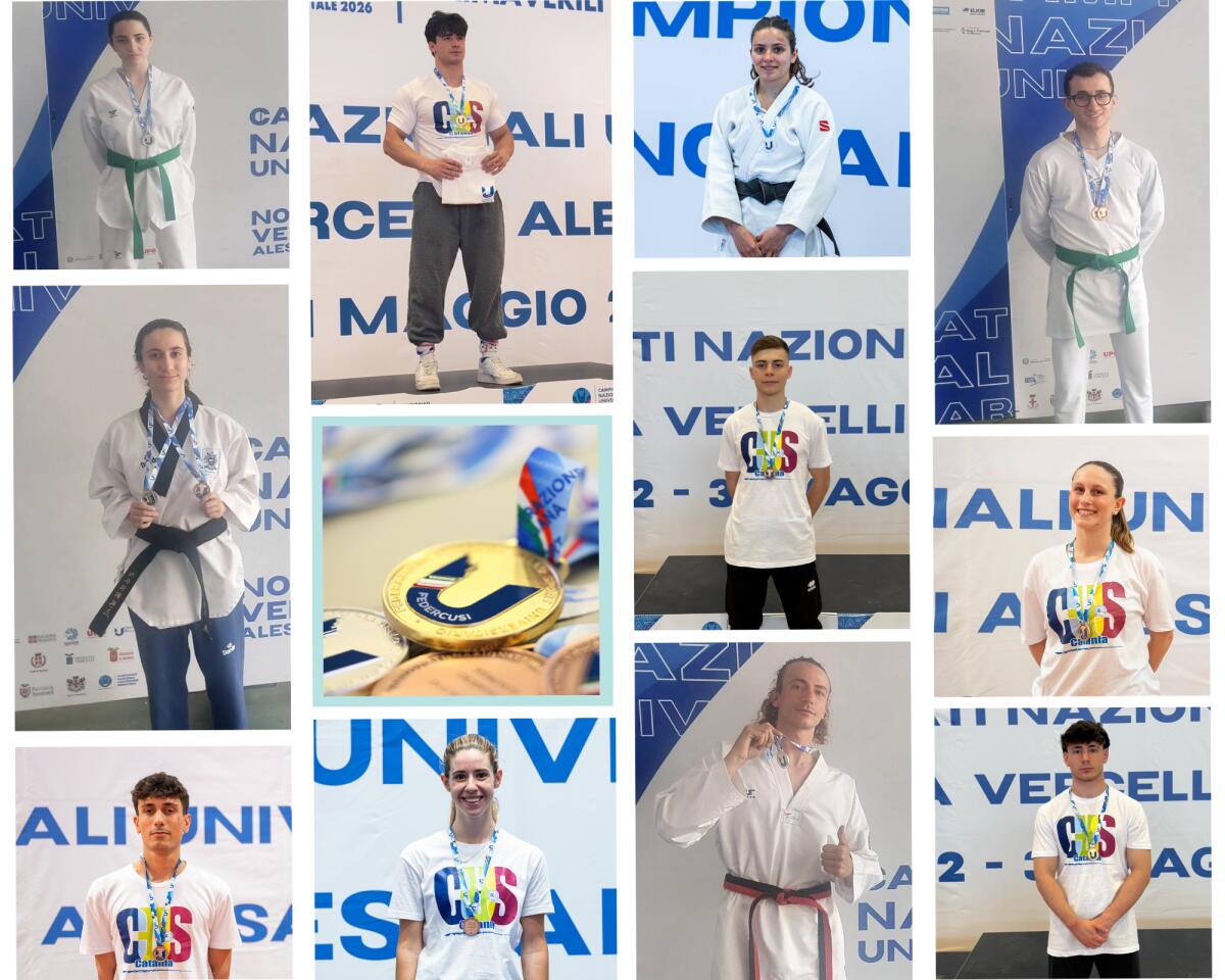 CNU 2026: CUS Catania sale 14 volte sul podio in Piemonte - 