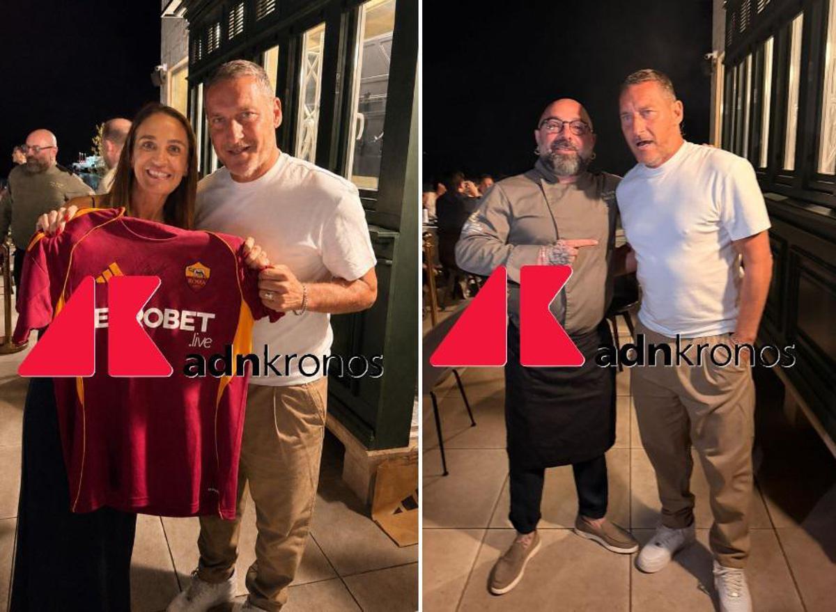 Totti conquista anche Malta, a cena nella Steak House 'Era Ora' tra tifosi e palleggi - 