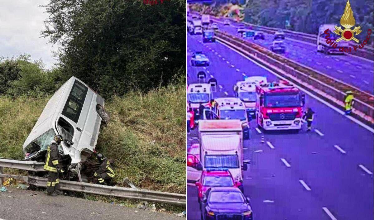 Incidente, scontro sull'A1 a Roma Sud: un morto e due feriti - 