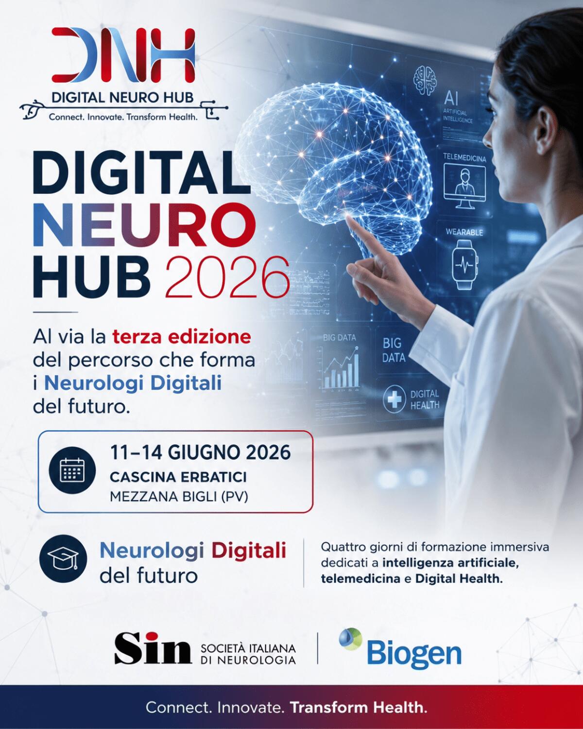 Sanità: Pavia, al via il terzo Digital Neuro Hub di Sin per formare i 'neurologi digitali' di domani - 
