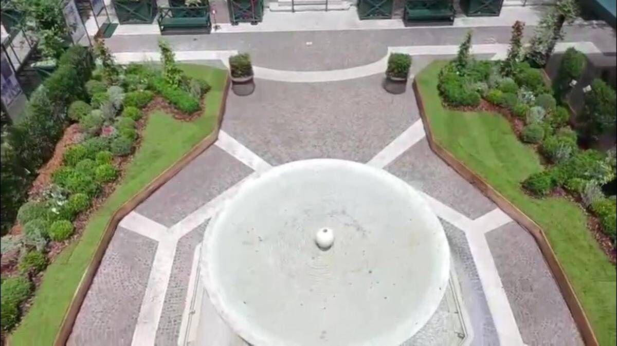 Giardino all'italiana nel Cortile d'onore di Montecitorio, il video dal drone - 