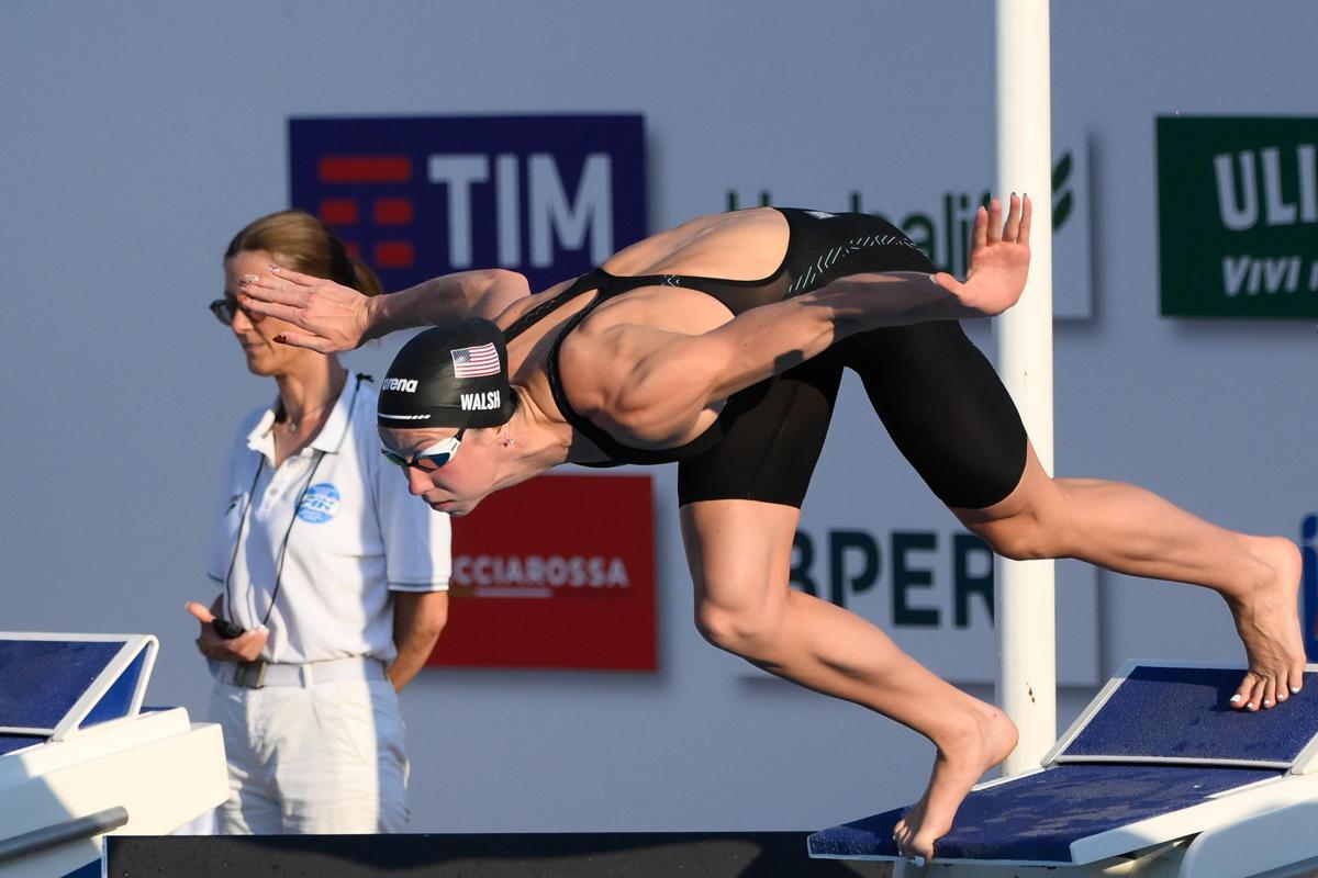 Settecolli, record del mondo nei 50 stile libero per Walsh e primato italiano per Curtis - 