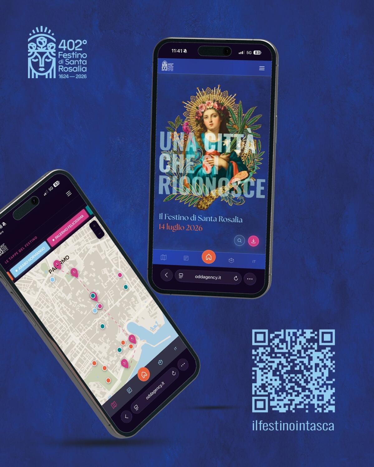 “Il Festino in tasca”: web‑app multilingue e realtà aumentata per il 402° Festino di Palermo