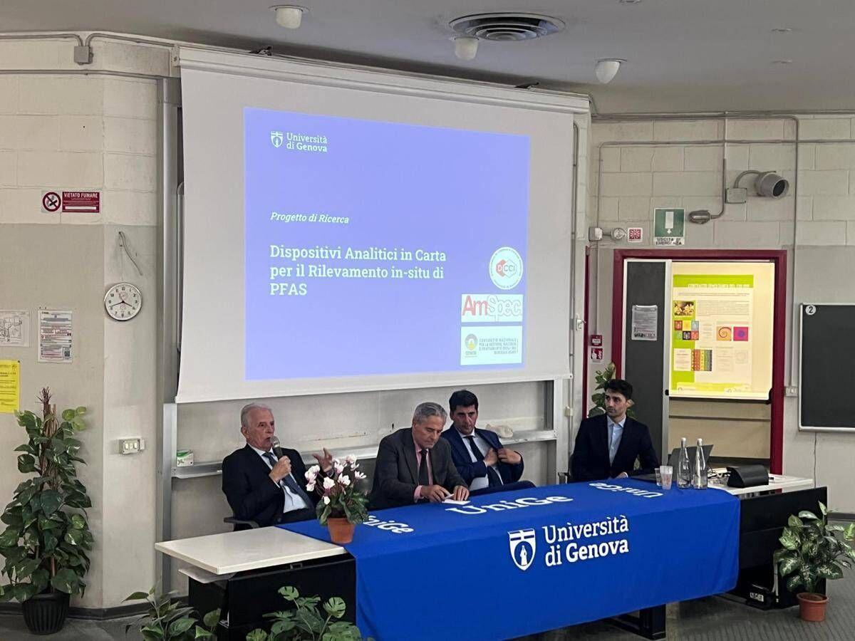 Ambiente, Università Genova-AmSpec Italia-Conou presentano progetto per rilevamento rapido Pfas - 