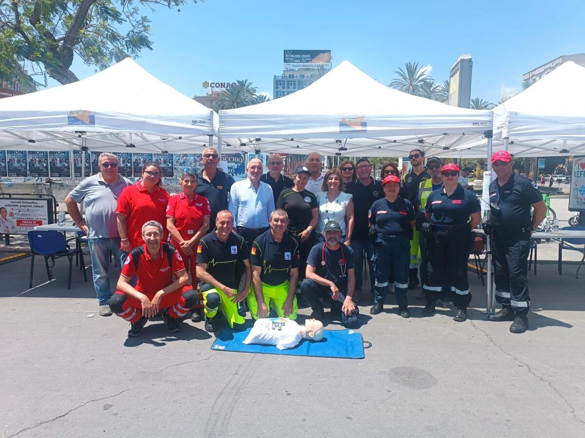 Palermo: ASP e Protezione Civile in Piazza Castelnuovo il 18 giugno per la prevenzione dal caldo - 