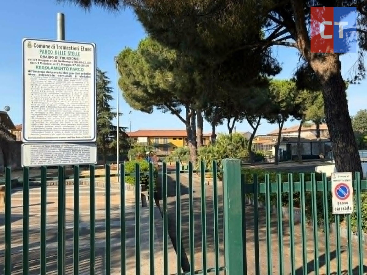 Ingresso del Parco delle Stelle di Tremestieri Etneo