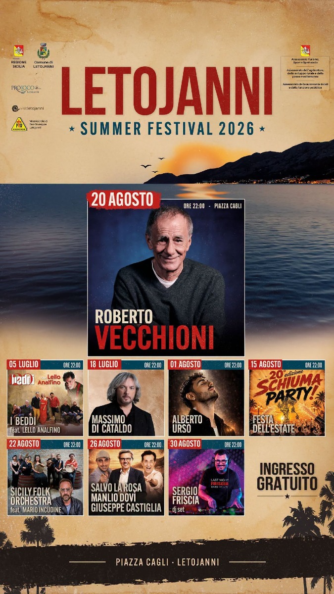Locandina Summer Festival Letojanni