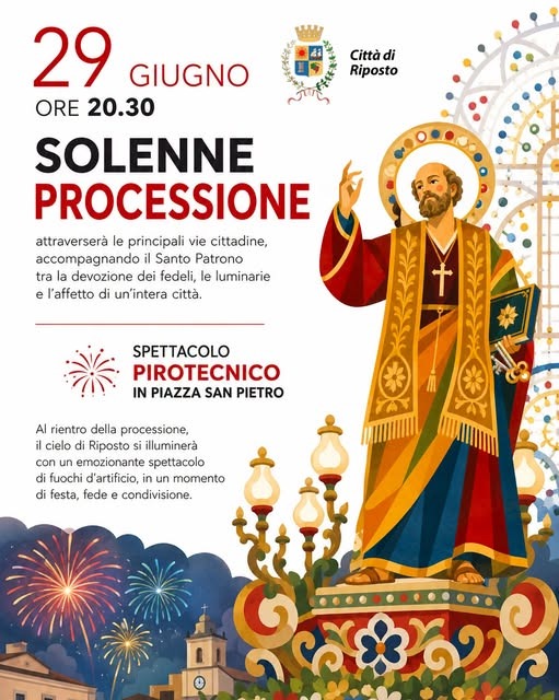 Locandina Festa di San Pietro a Riposto