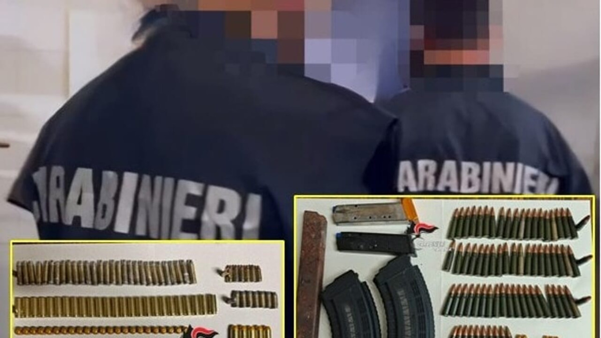 Arsenale nascosto al Pigno: sequestrati caricatori per AK-47 e centinaia di munizioni - 