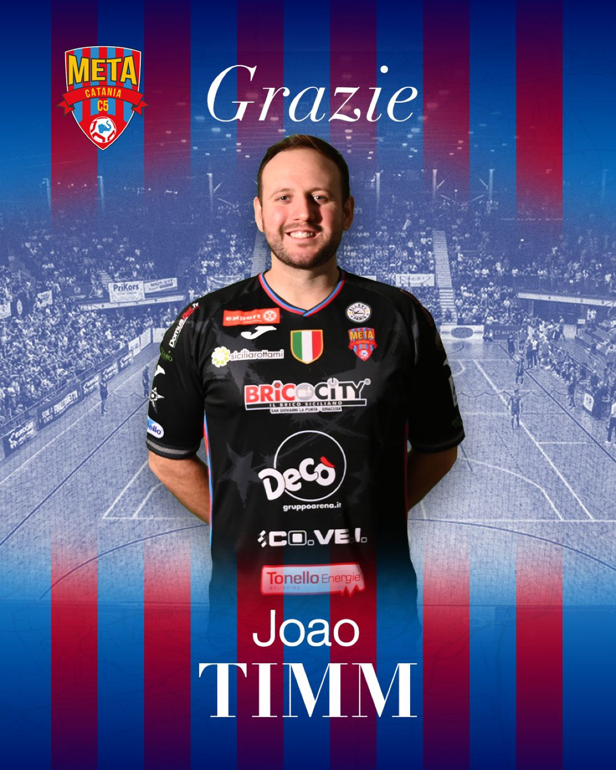 Meta Catania saluta Joao Timm: fine di un’era dopo tre stagioni da record - 