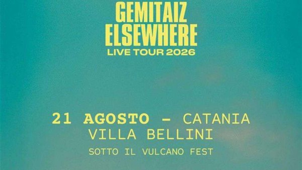 Catania Summer Fest 2026: Gemitaiz e il suo Elsewhere Live Tour alla Villa Bellini - 