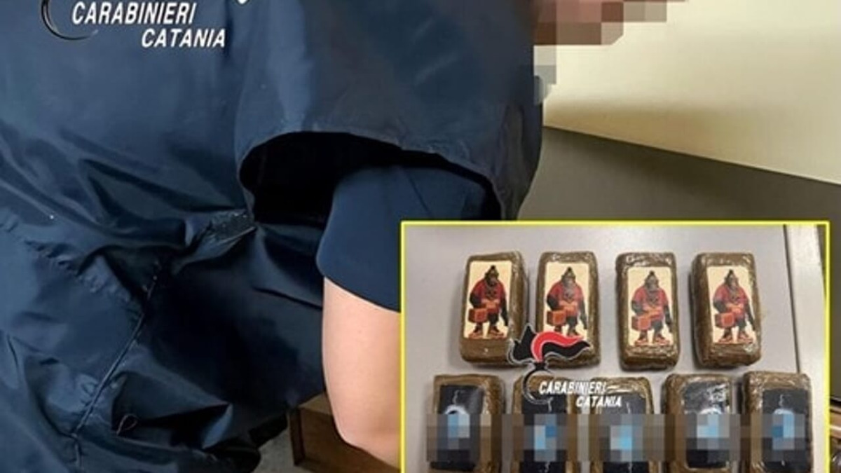 Catania: arrestato 47enne con oltre 900 g di hashish nascosti sotto il sedile - 