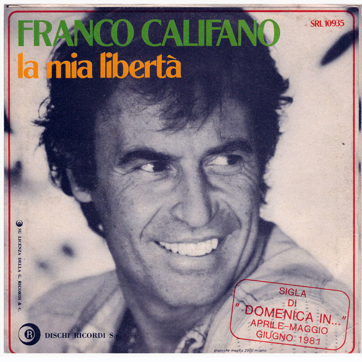 La mia libertà: il capolavoro di Califano che emoziona ancora oggi - 