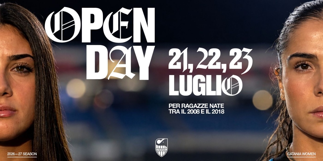 Open Day Catania Women 2026: tre giorni di selezioni a Nesima per nate 2008-2018 - Credit Foto Catania FC