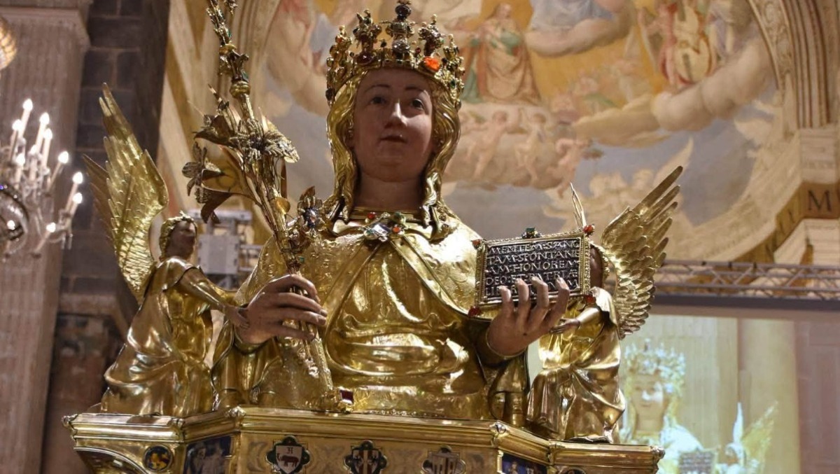 Restaurato il busto reliquiario di Sant'Agata: il sindaco Trantino elogia i Musei Vaticani e i restauratori - 